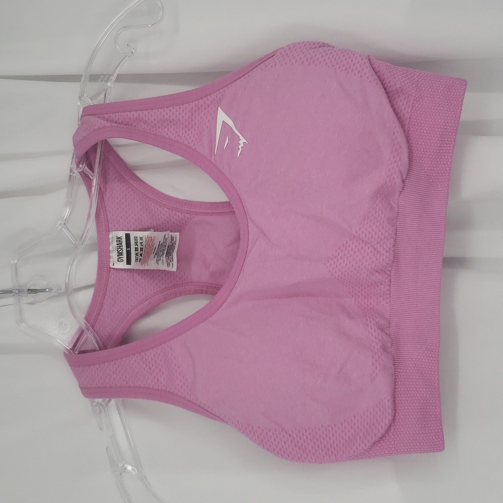 Gymshark Pink Seamless Racerback Sports Bra